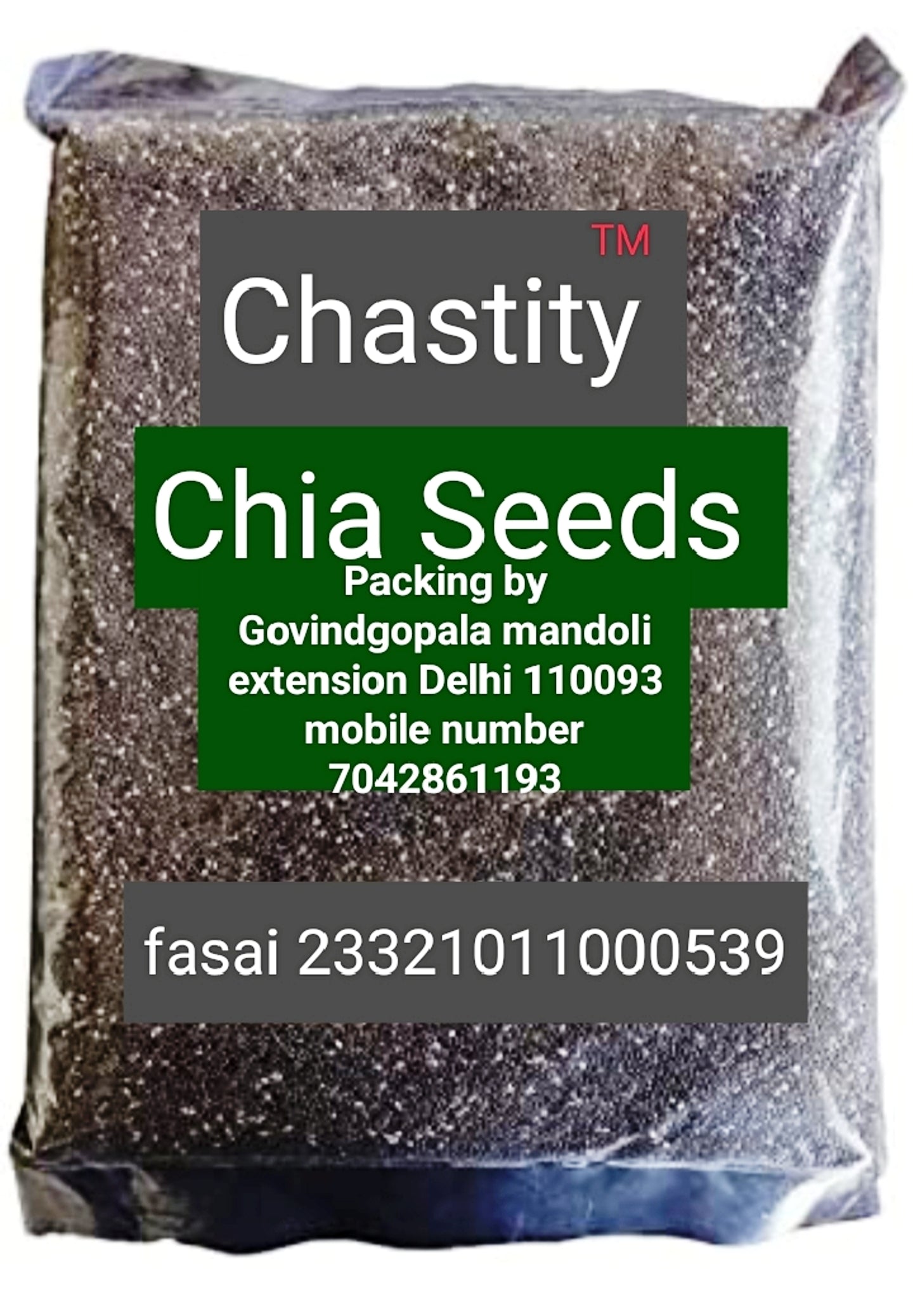 Chastity Chia Seeds with Fiber for Weight Loss Management 100gm