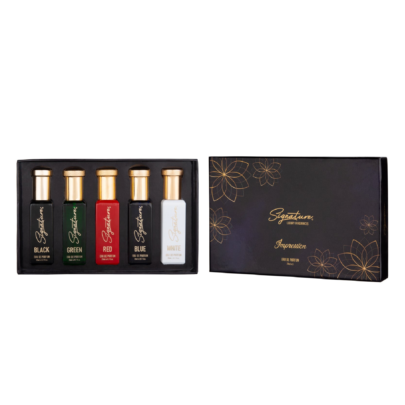 SIGNATURE Impression Eau de Parfum Gift Set for Men & Women (5 x 20 ml) - Global Plugin
