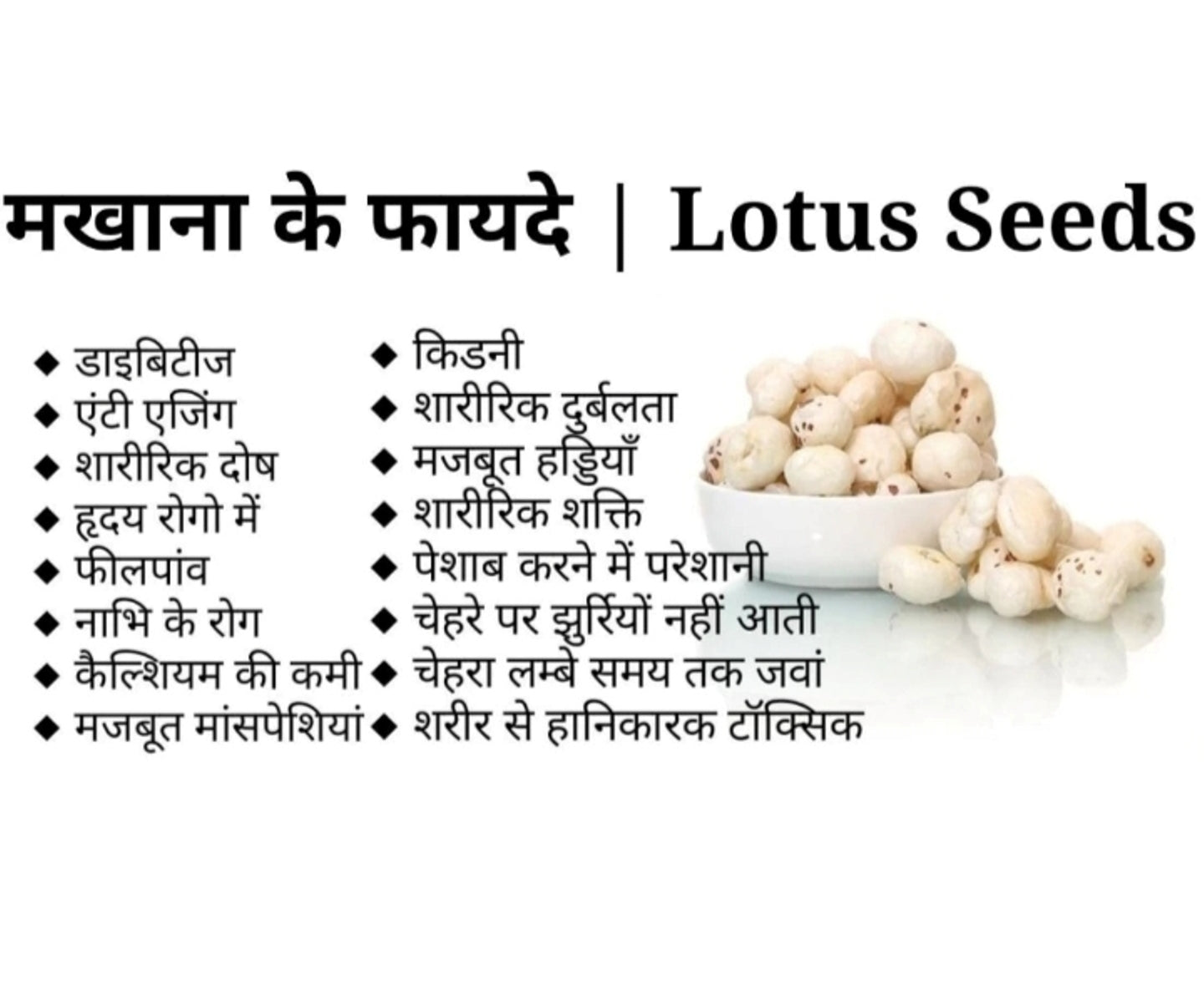 Chastity Lotus Seeds (Phool Makhana) 100gm